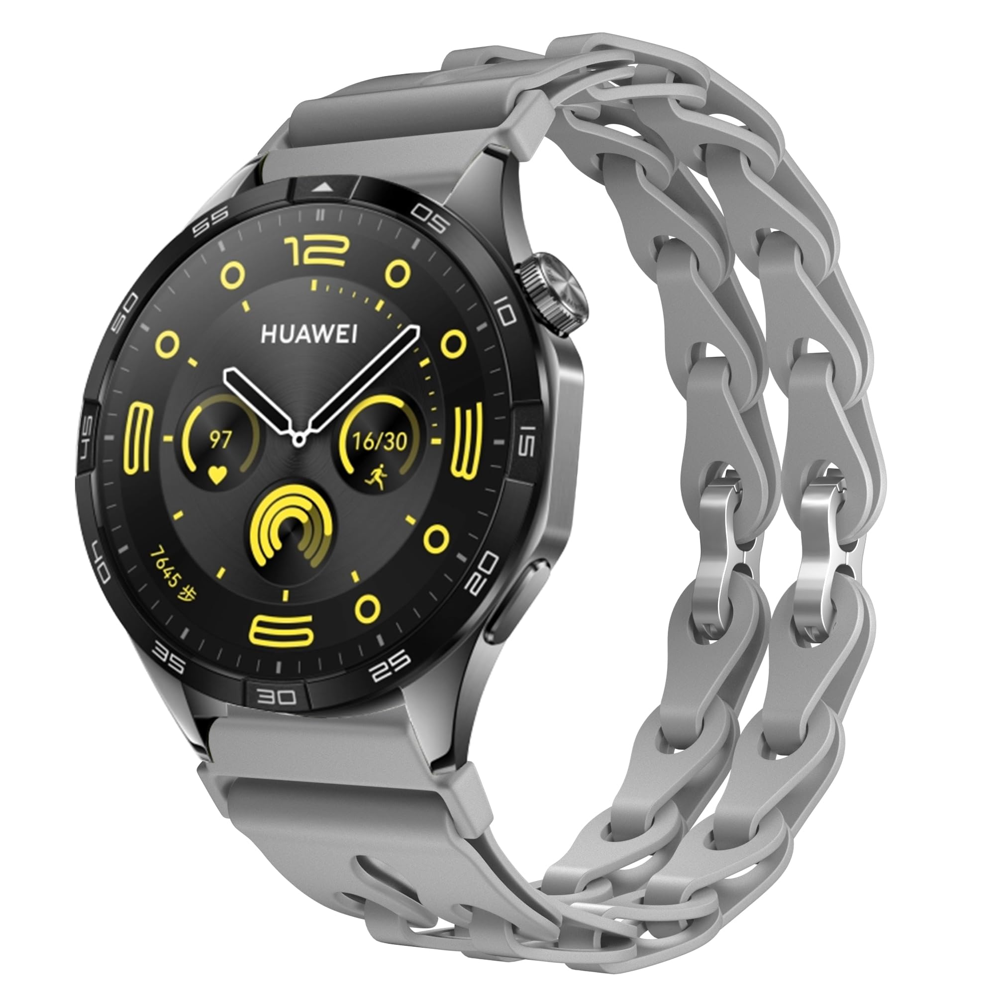 YYXIXI 22mm Watch Strap Compatible with Samsung Galaxy Watch 3 45mm/Galaxy Watch 46mm Strap/Gear S3 Classic/Huawei Watch GT3 Pro 46mm/Amazfit GTR 4/GTR3 Pro Loop Chain Silicone Free Style Band (#8) (B0CQYHHFRQ) Amazon Price History, Amazon Price Tracker