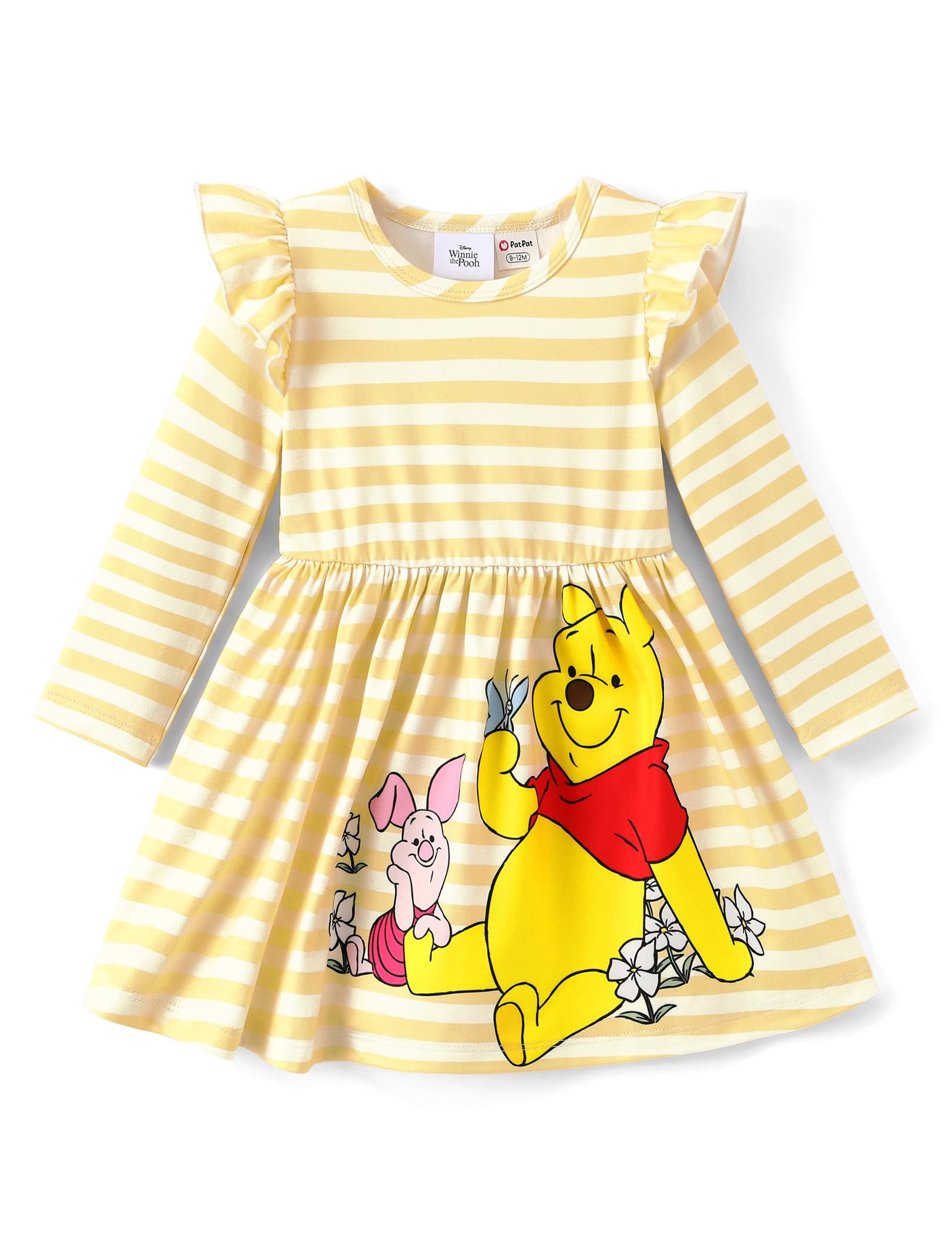 Disney Girls Dress Ruffled Long Sleeve Fall Winter Clothes Baby to Toddler