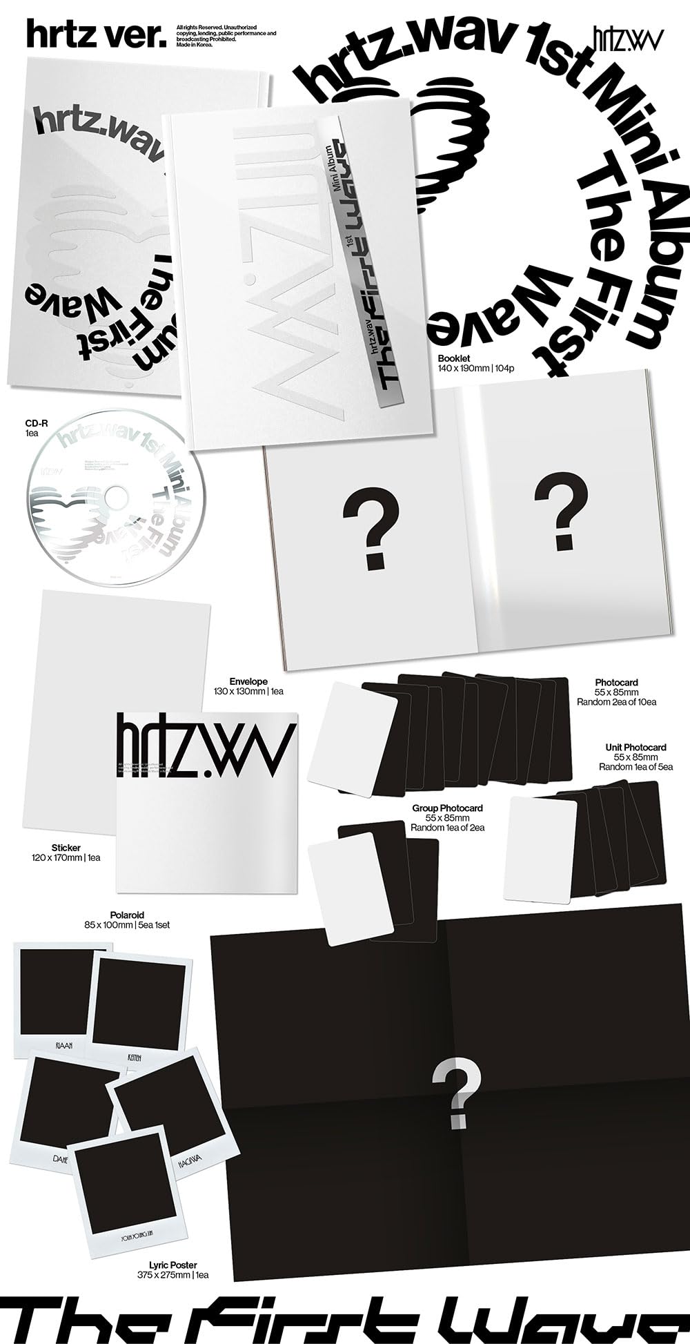 Amazon.co.jp: hrtz.wav (ハーツウェーブ) - 1st Mini [ The First