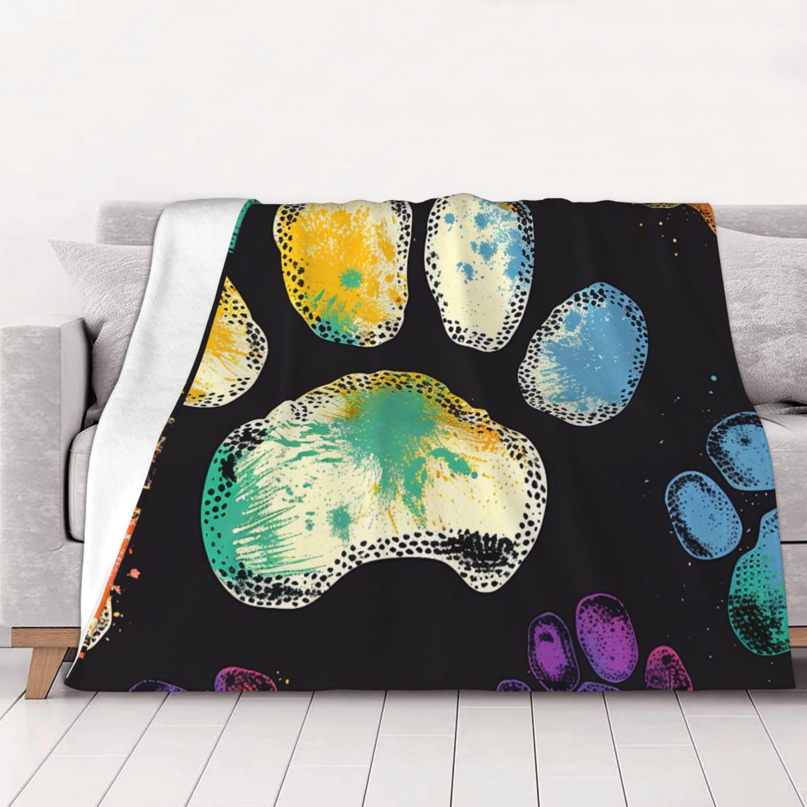 Couverture flanelle chaude contre le froid de l'hiver, grand plaid lit et voiture 200x150