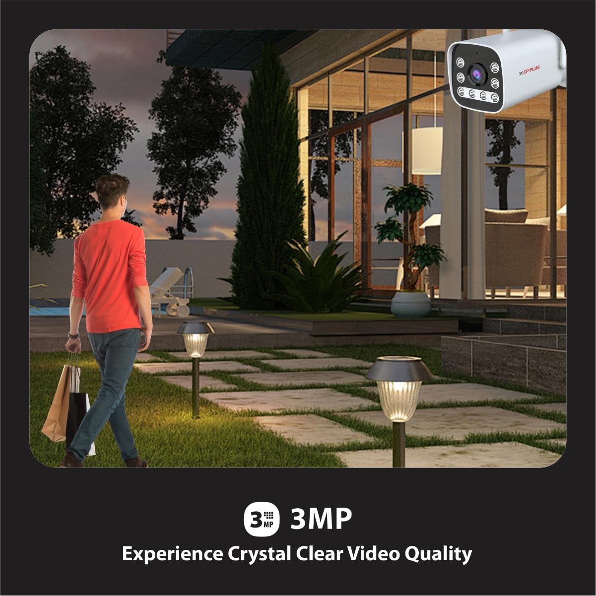 CP PLUS 3MP Outdoor Bullet CCTV Camera | 4G SIM-Based Wireless Security Camera | CTC Cyber Secure Tech | Human & Motion Detection | IR Night Vision 30M | SD Card Support | Two-Way Audio | EZ-R33T — Amazon image 3
