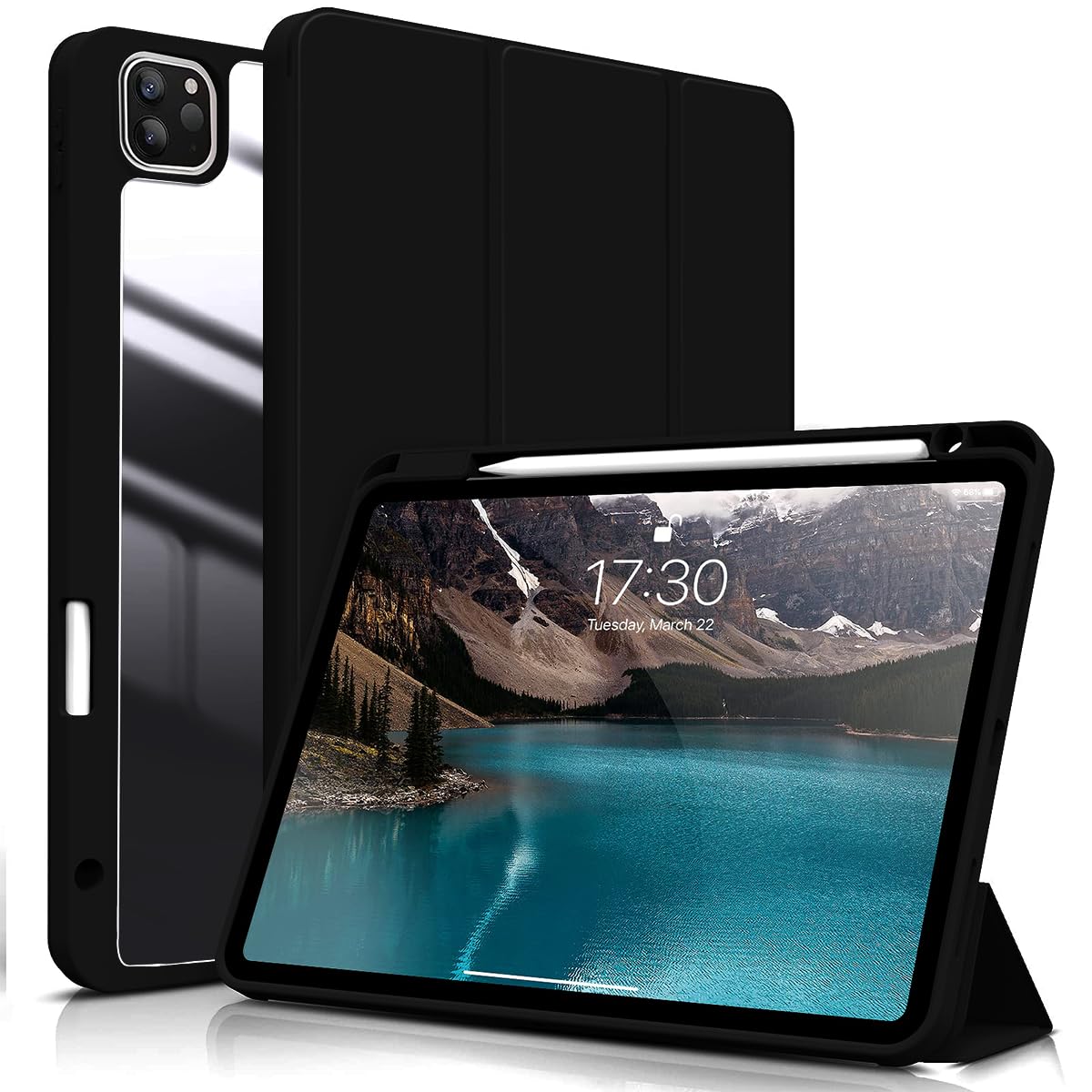 ZORBES® Protective Cover for iPad Pro 11 Inches (2022 2021 2020 2018, 4th 3rd 2nd 1st Generation) 2 in 1 Transparent iPad Cover with Pencil Holder & Folding Stand Ultra Slim Fashion iPad Case (B0CFTH1CBM) Amazon Price History, Amazon Price Tracker
