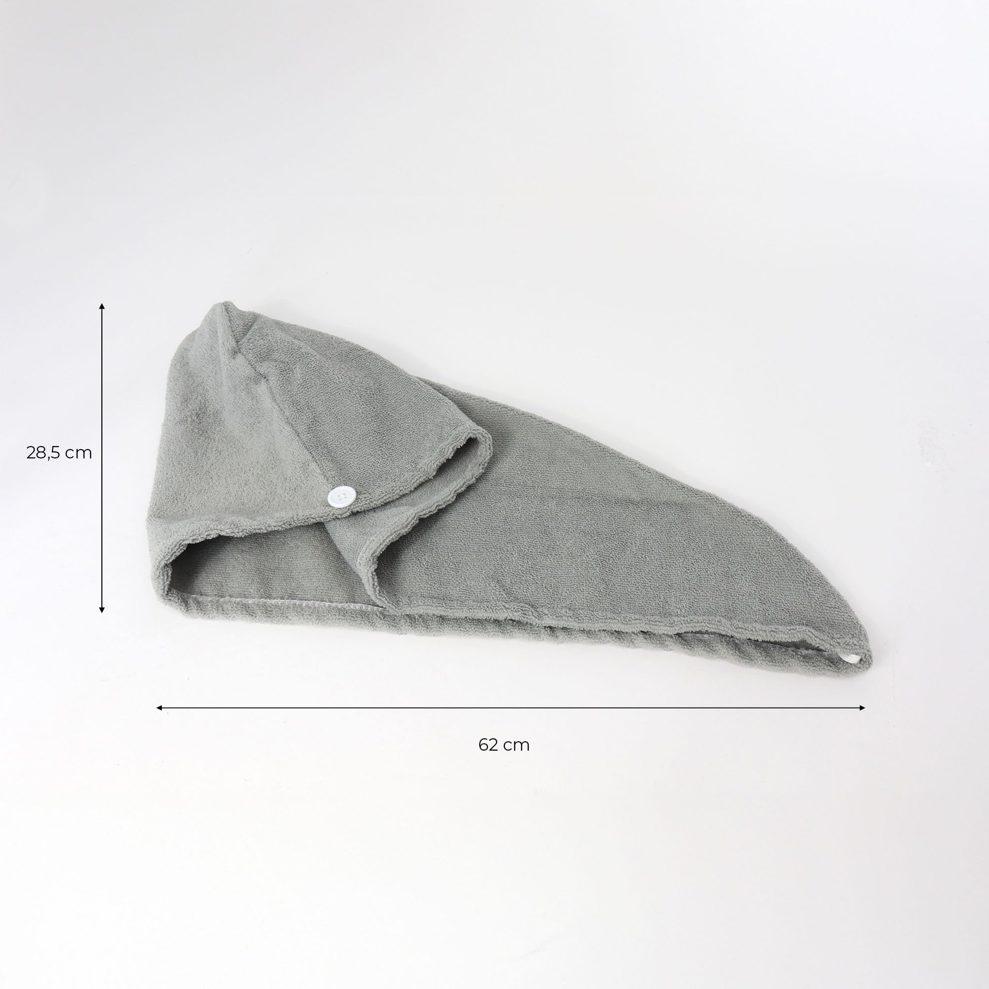 Ponette 2er Set Turban-Kopfhandtuch Aus Mikrofaser — Super Saugfähig, Schnell Trocknend, Für Damen