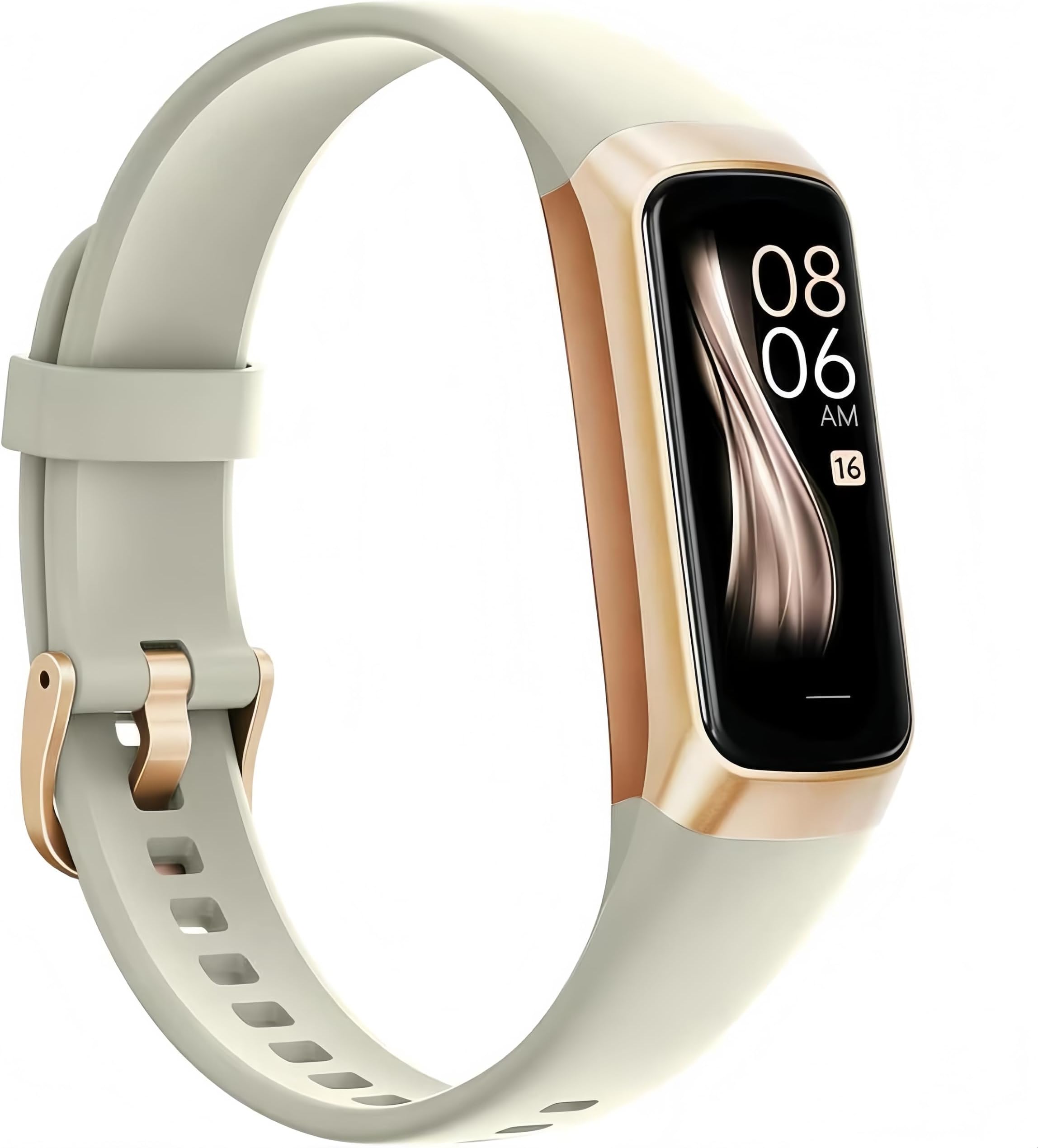 Fitness Tracker,2025 Smart Watch with Blood Pressure Heart Rate & Sleep Monitor IP67 Waterproof Step Calorie Counter Pedometer Fitness Activity Watch for Men Women Android iOS Phone (Vanilla White)