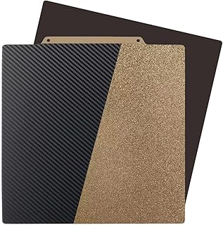 IdeaFormer 235x235mm Double Sided Build Plate Carbon Fiber PET+Coated Textured PEI Flexible Build Plate for Ender 3/3 Pro/ 3 V2/ 5/5 Pro/for Neptune 3 Pro/for Voxelab Aquila/C2/X2…