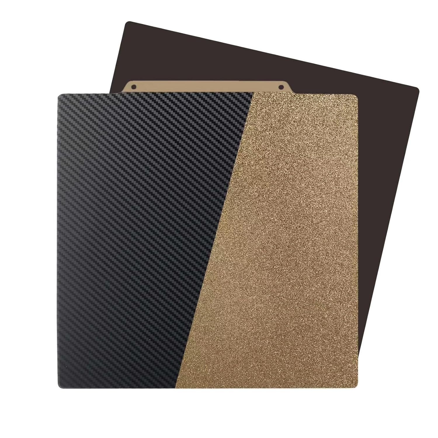 IdeaFormer 350x350mm Double Sided Printing Smooth Carbon Fiber PET + Coated Textured PEI Flexible Build Surface Sheet Heatbed for FYSETC Voron2.4 Size 3D Printer (with Magnetic Base)
