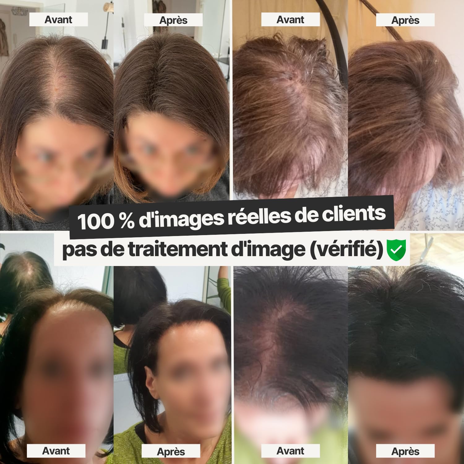 IMPERIO Fibre Capillaire Pour Épaissir les Cheveux & Cheveux Volumineux en Secondes. Poudre Densifiante Cheveux pour un Look Authentique. 100% Naturel! Qualité Salon - 26g (brun foncé)