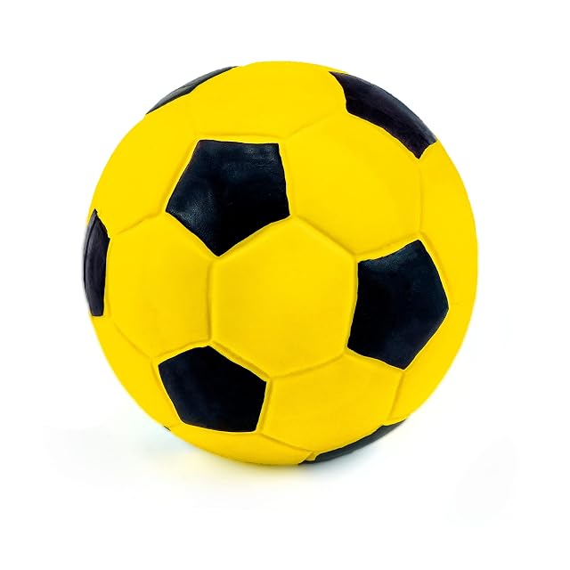 Foto 6 de 8 de Chiwava 3 Piezas 7 cm Squeak Pelotas Juguetes para Perros Latex Juguete en Forma de Pequeño Fútbol para Perro…