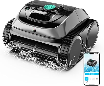40% off: WYBOT C1 Robotic Pool Vacuum for Inground Pools, 4-in-1 Cordless Pool Cleaner for Above Ground …