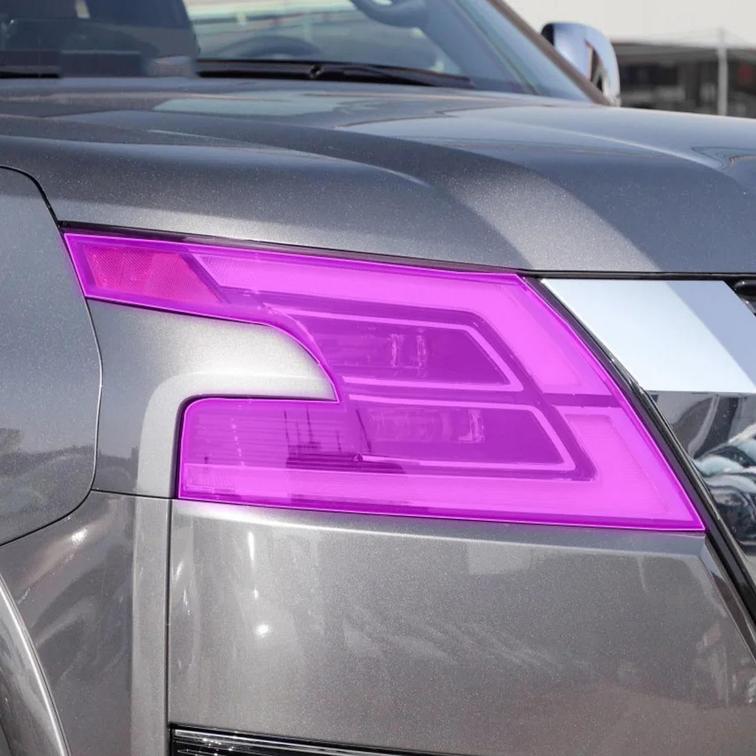 SamLng Car Front Light Film for Nissan for Patrol 2023 Car Exterior Film TPU PPF Headlamps Protective Film Anti Scratch Repair Membrane Smoked Headlight refit