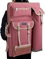 Vista 14 de TRANSON Art Portfolio Case Artist Mochila Bolsa de lona grande 26" x 19.5