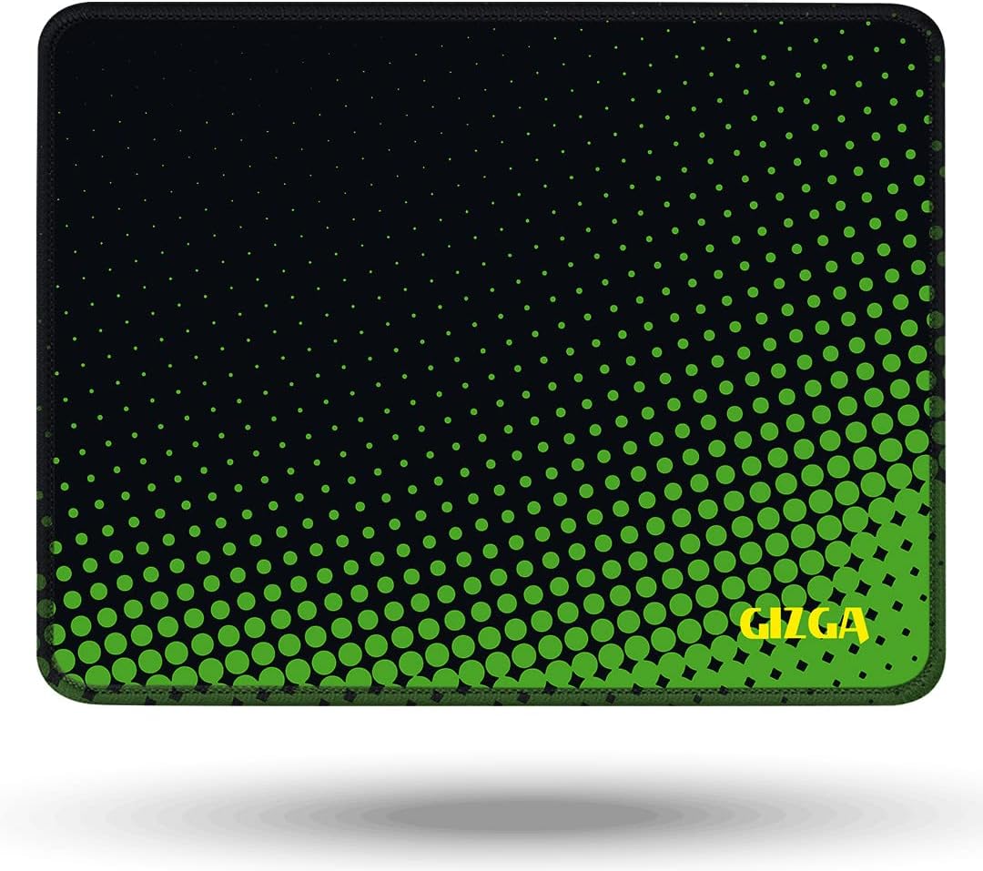 Gizga Essentials Extended Mouse Pad/Gaming Mouse Pad/Desk Mat|Has Anti-Slip Rubber Base, Smooth Mouse Control, Mercerized Surface, Antifray Stitched Embroidery Edges|For Office Home (44 x 35 cm)