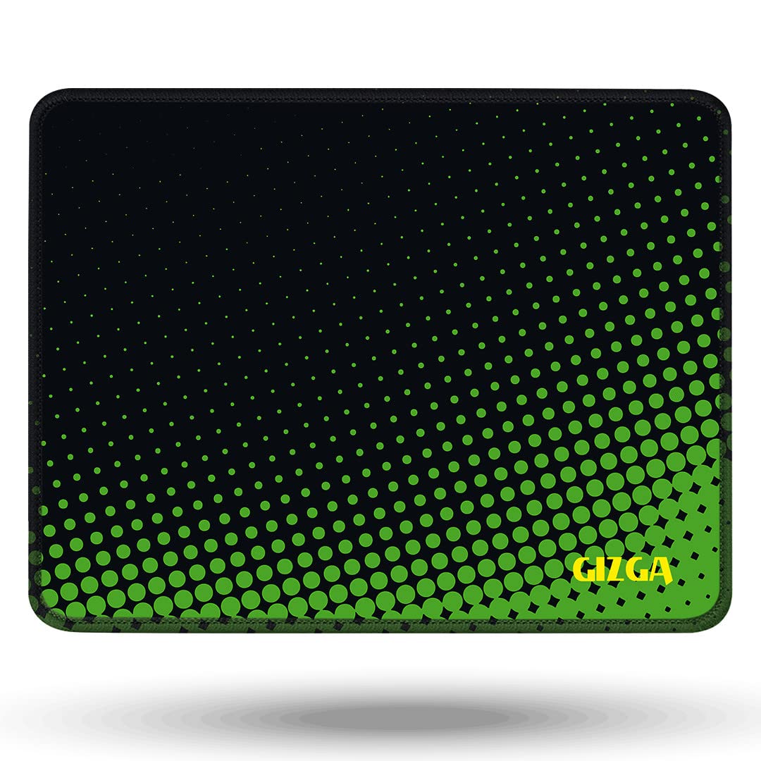 Gizga Essentials Extended Mouse Pad/Gaming Mouse Pad/Desk Mat|Has Anti-Slip Rubber Base, Smooth Mouse Control, Mercerized Surface, Antifray Stitched Embroidery Edges|For Office Home (44 x 35 cm)