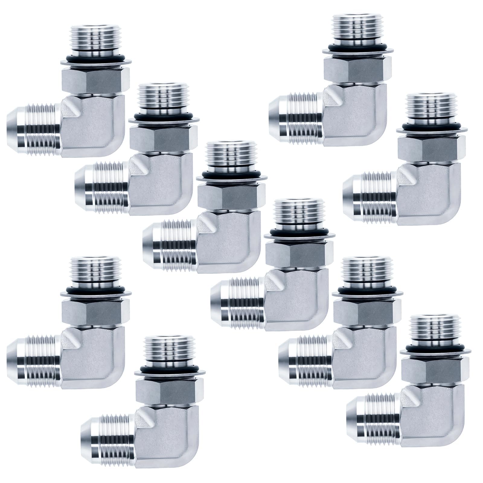 Amazon.com: 90 Degree Elbow Straight Hydraulic Hose Adapter