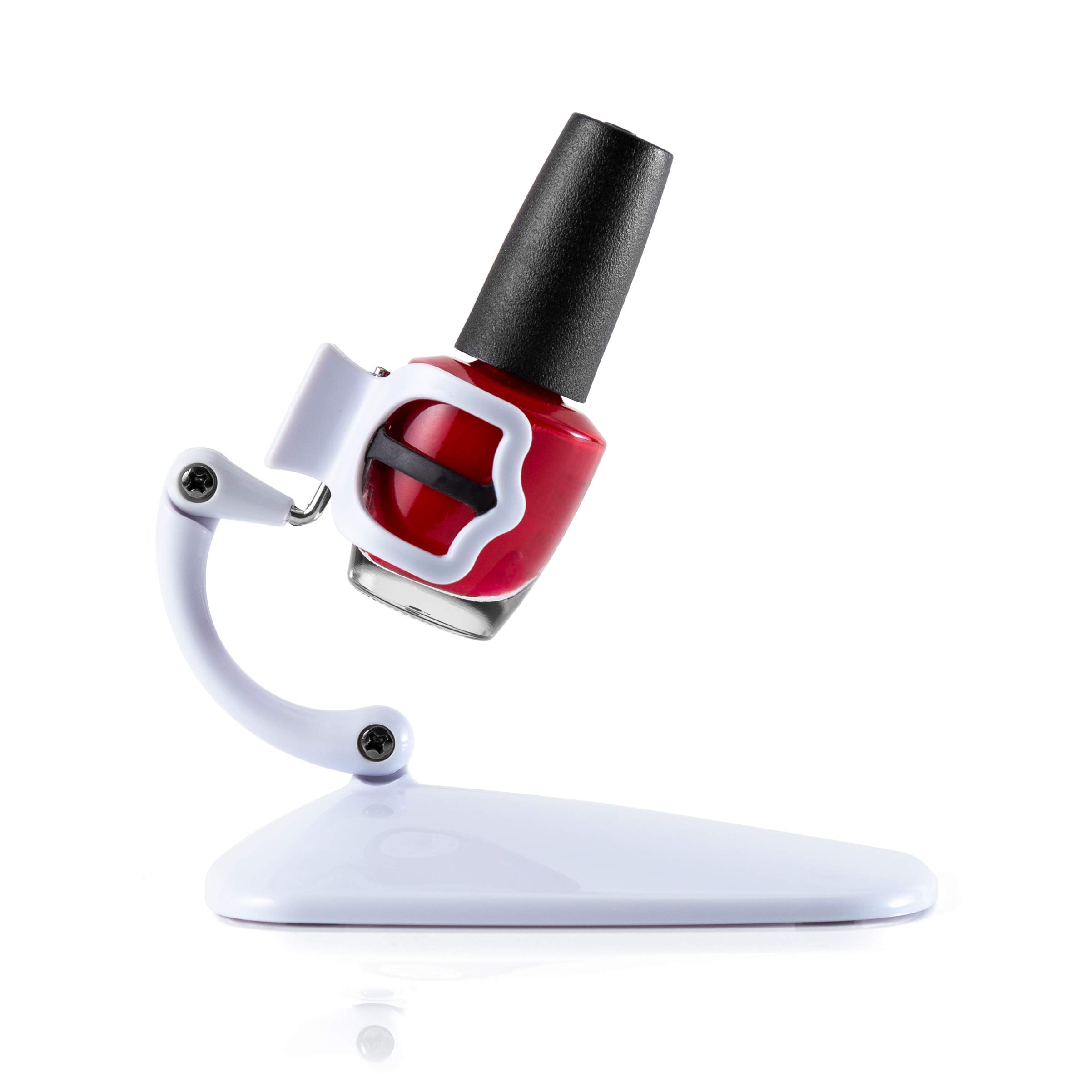 Grip and Tip Nail Polish Bottle Holder - Fingernail Polish Bottle Holder | Tilted and Anti-Spill Stand | Fingernail Painting, Nail Art Tools | Nail Polish Accessories For Mani and Pedi