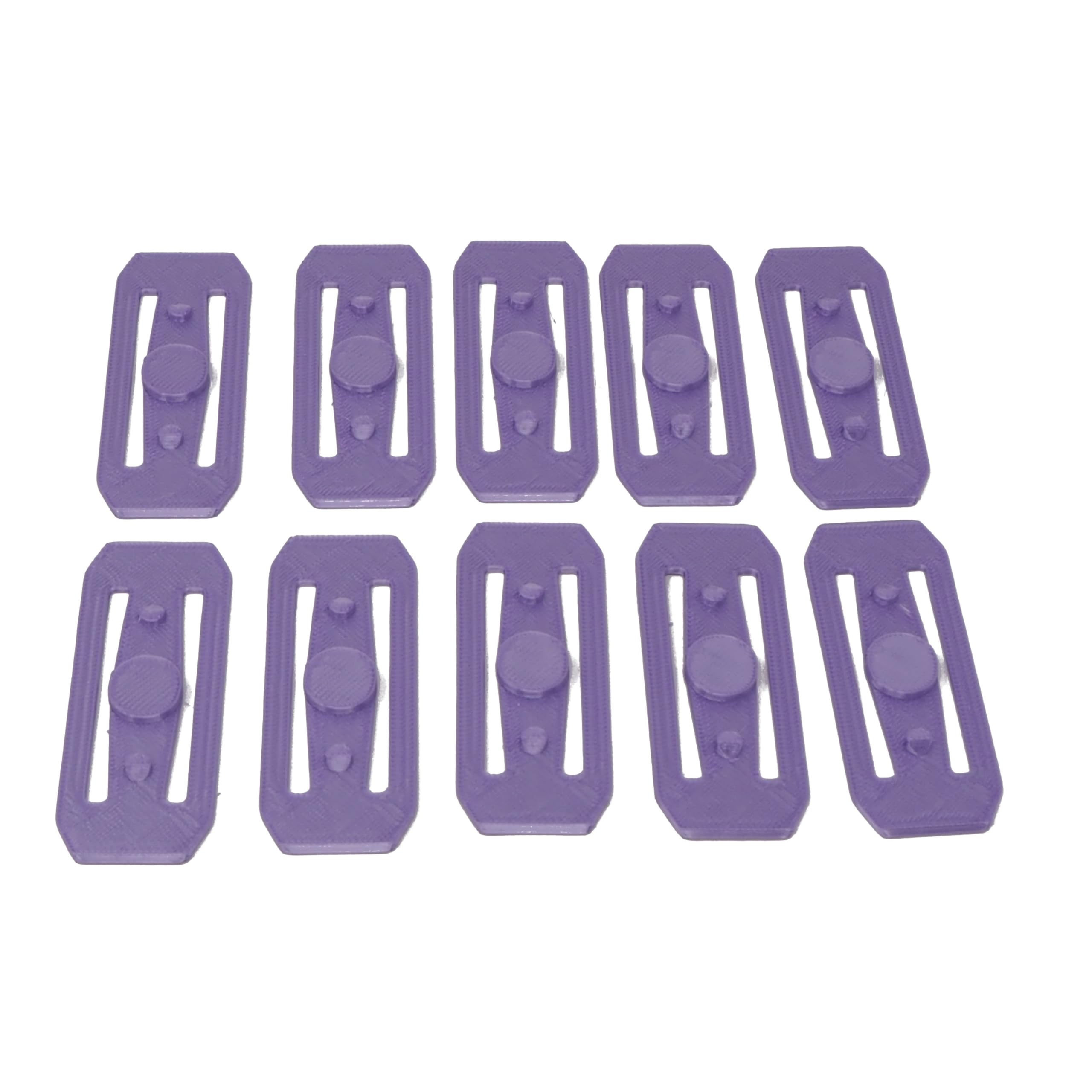 10x Purple Race track Connectors Compatible with Hotwheels Track | Straight Track Race Track Connectors Replacements