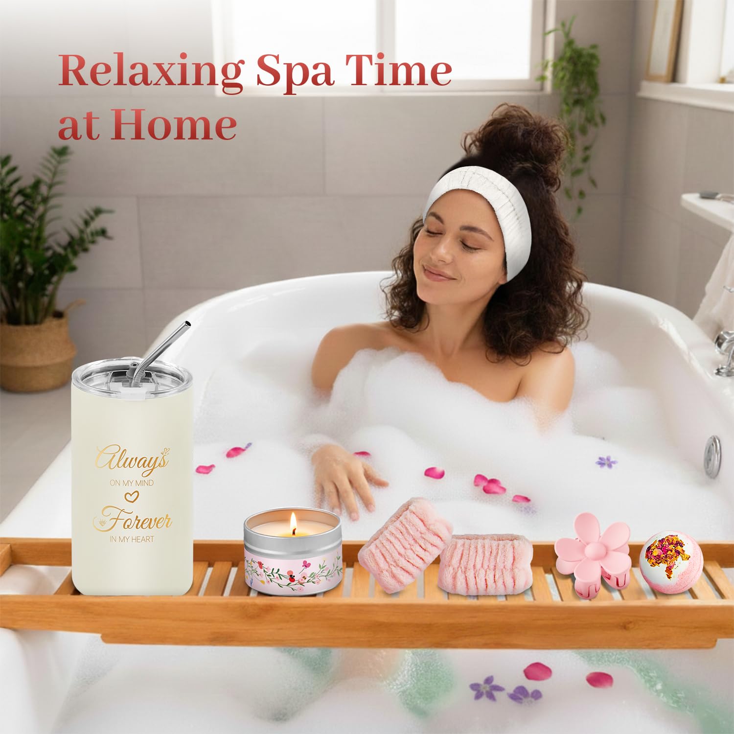 Mothers Day Gifts for Mom Wife Grandma, Unique Birthday Gifts for Women, Care Package Get Well Soon Gift, Relaxing Spa Gift Baskets, Thinking of You Gifts for Mom, Wife, Sister, Best Friend