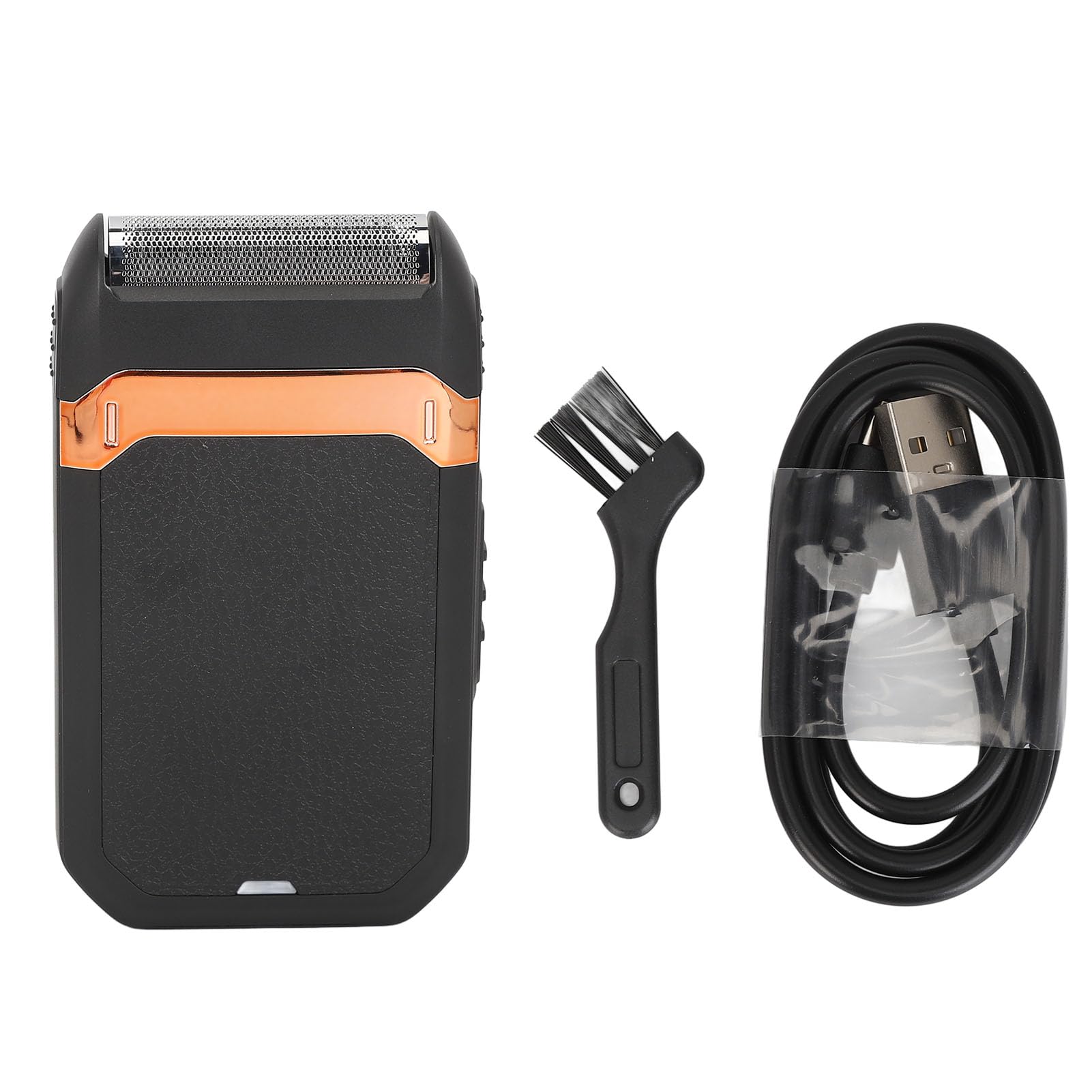 Rasoir électrique pour hommes, rasoir électrique rechargeable avec lames amovibles, brosse de nettoyage, rasoir de voyage portable Rasoir électrique pour le soin du visage