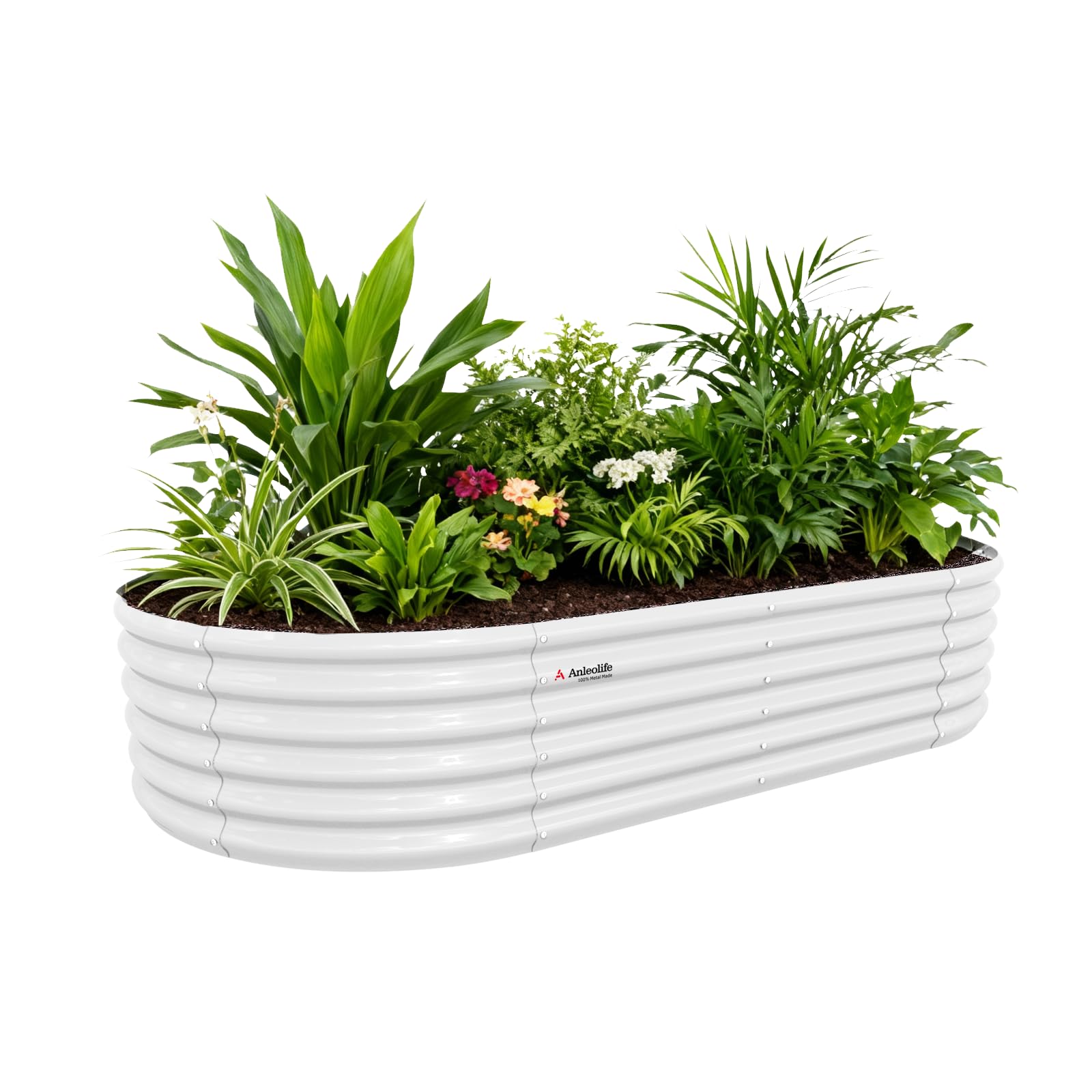 A ANLEOLIFE 8x4x1.5 ft Antique White