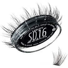 Lashify Stardust 16mm Gossamer DIY Eyelash Extensions Refill, The Multi-Length Multi Layered Lash, Thin Fibers of the Classic "C" Style, Black, Easy False Lashes