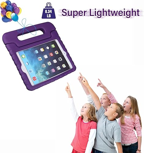 Miniatura 5 de LEFON Funda para niños a prueba de golpes para iPad Mini 54321, iPad Mini de 4 generación para niños, mango convertible, peso ligero, súper