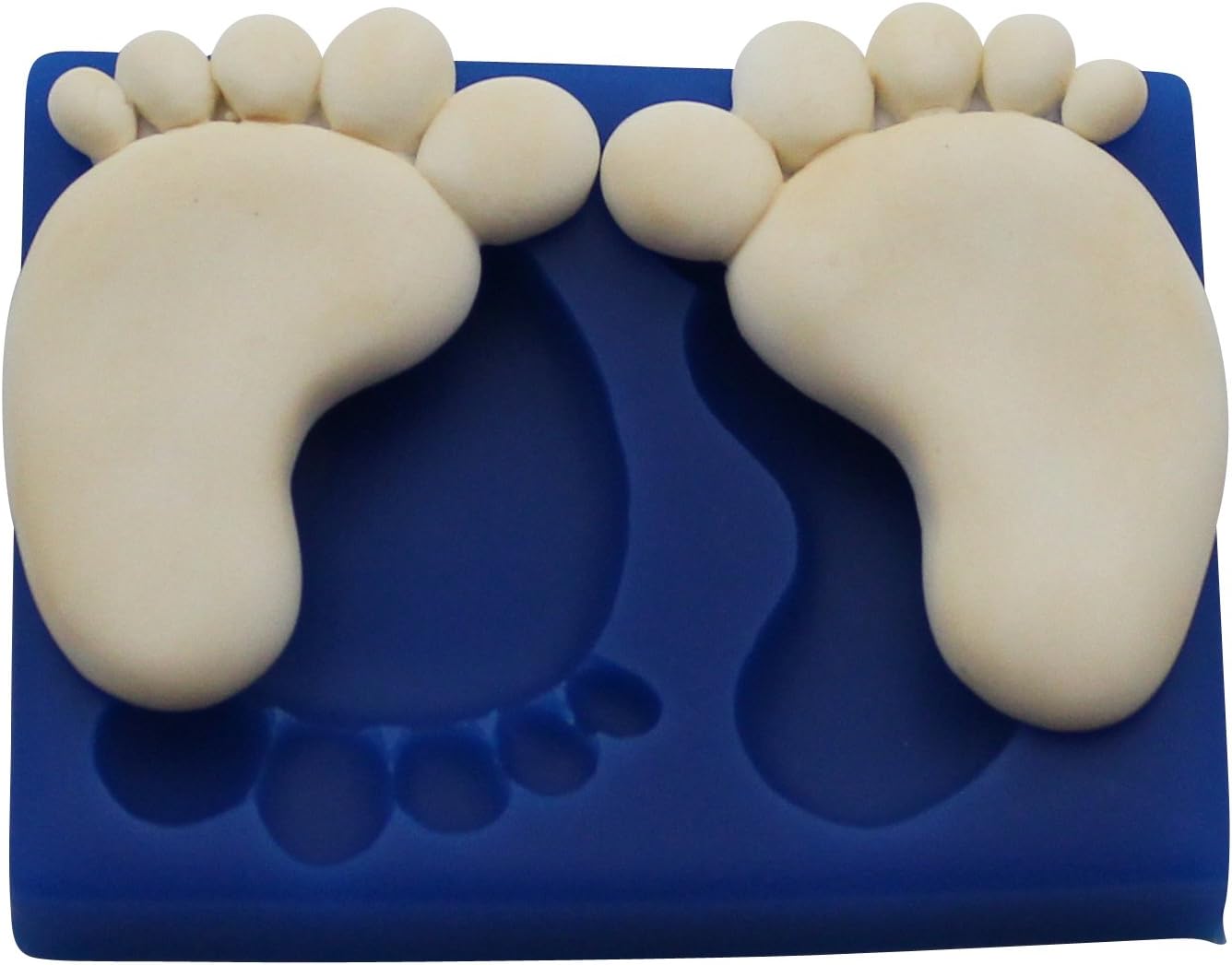 First Impressions Molds Silicone Mold, Large Baby Feet