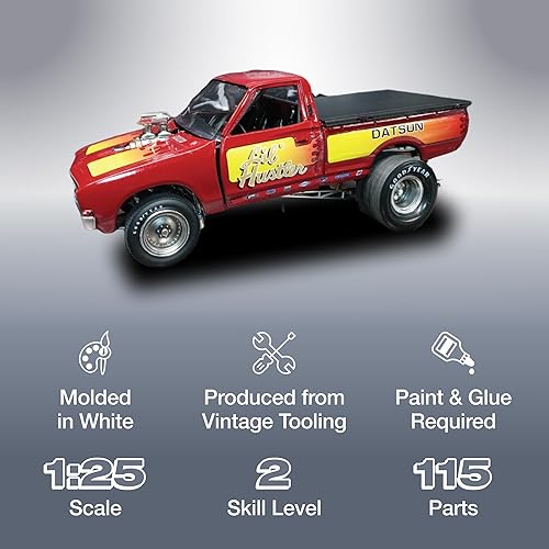 Miniatura 2 de MPC 1975 Datsun Pickup Li'l Hustler Kit de modelo a escala 1:25