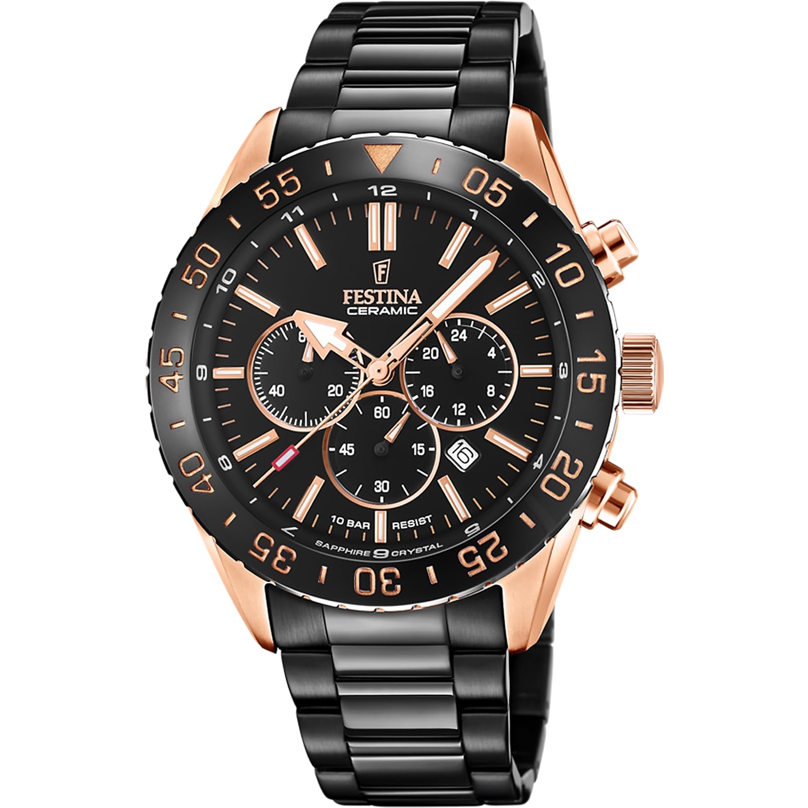 Festina Pulsera de reloj de acero para hombre
