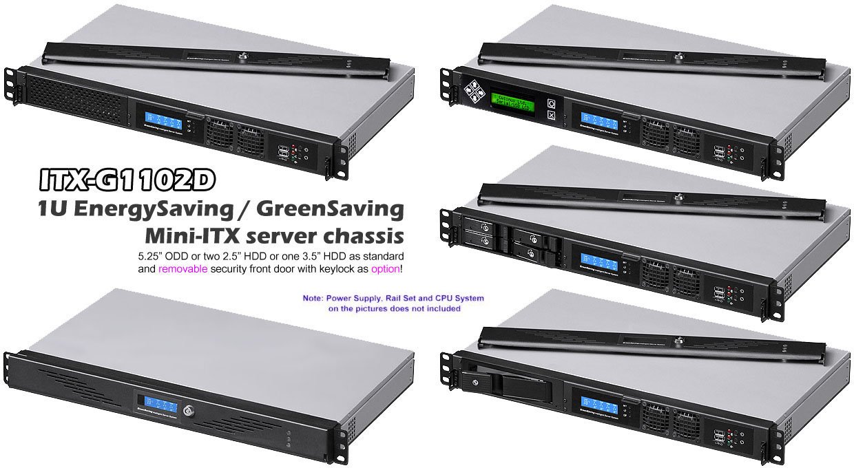 PLINKUSA RACKBUY 1U(Fan LCD)(5.25