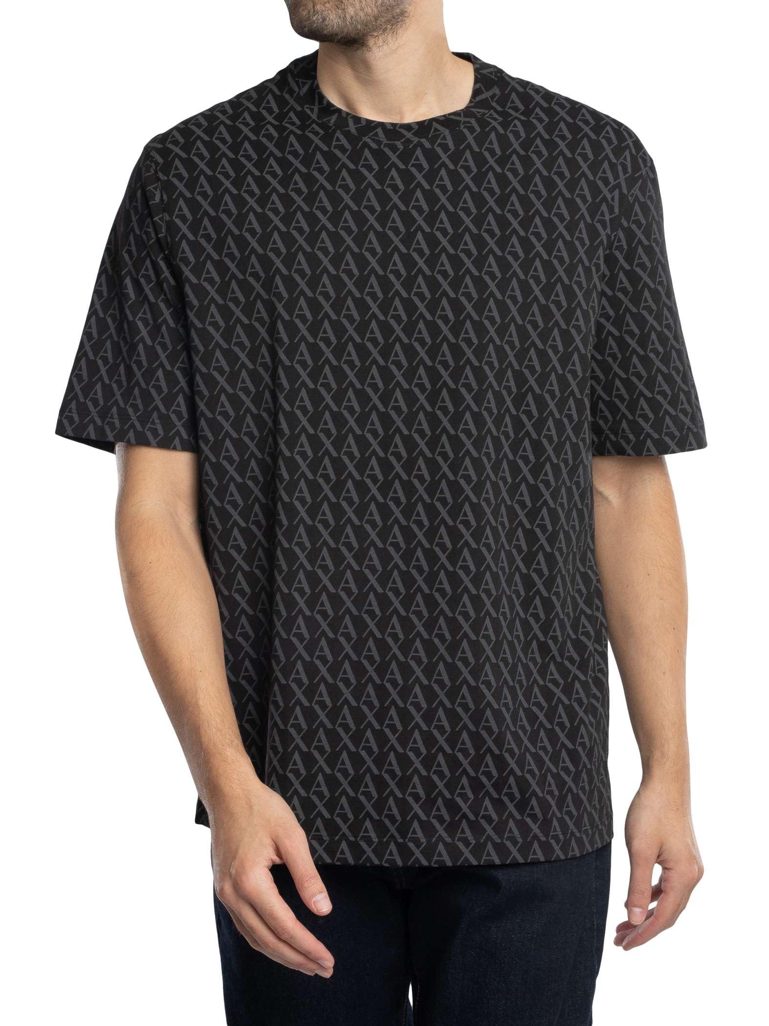 Armani Exchange Men's Allover Logo Tee