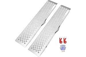 47" Steel Shed Ramps: Ultimate Lawn Care & ATV Loading Solution