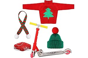 Elf Scooter - A Whimsical Adventure for Xmas Elf Doll