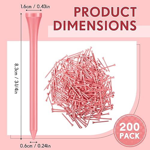 Miniatura 8 de 200 piezas de camisetas de golf de bambú camisetas de golf profesionales a granel para mujeres y niñas, accesorios de club de golf