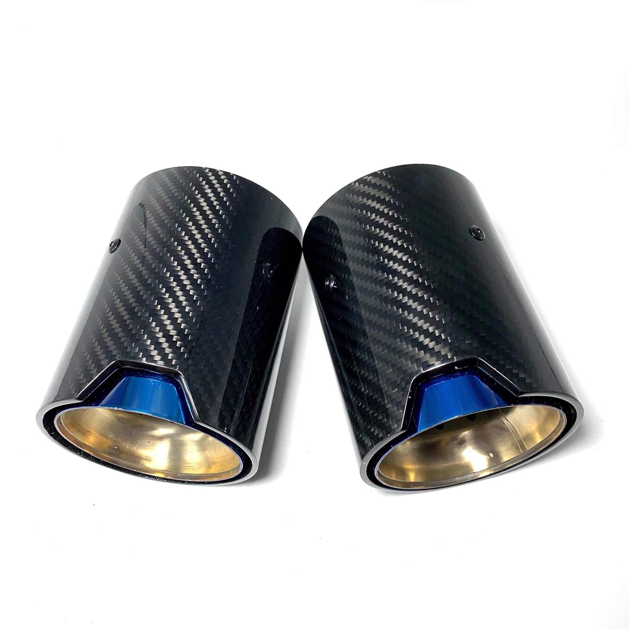 Embout D'échappement Pour BMW Série F - Acier Inoxydable Noir - Entrée 48-80mm / Sortie 93mm - Modèles M135i, M235i, M340i, Etc. - 2