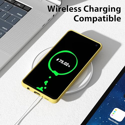 Miniatura 7 de Oakxco Diseñada para Samsung Galaxy S10 Plus Funda de Teléfono con Agarre de Silicona Líquida, Bonita Delgada Fina Suave Funda de Goma TPU Gel Liso