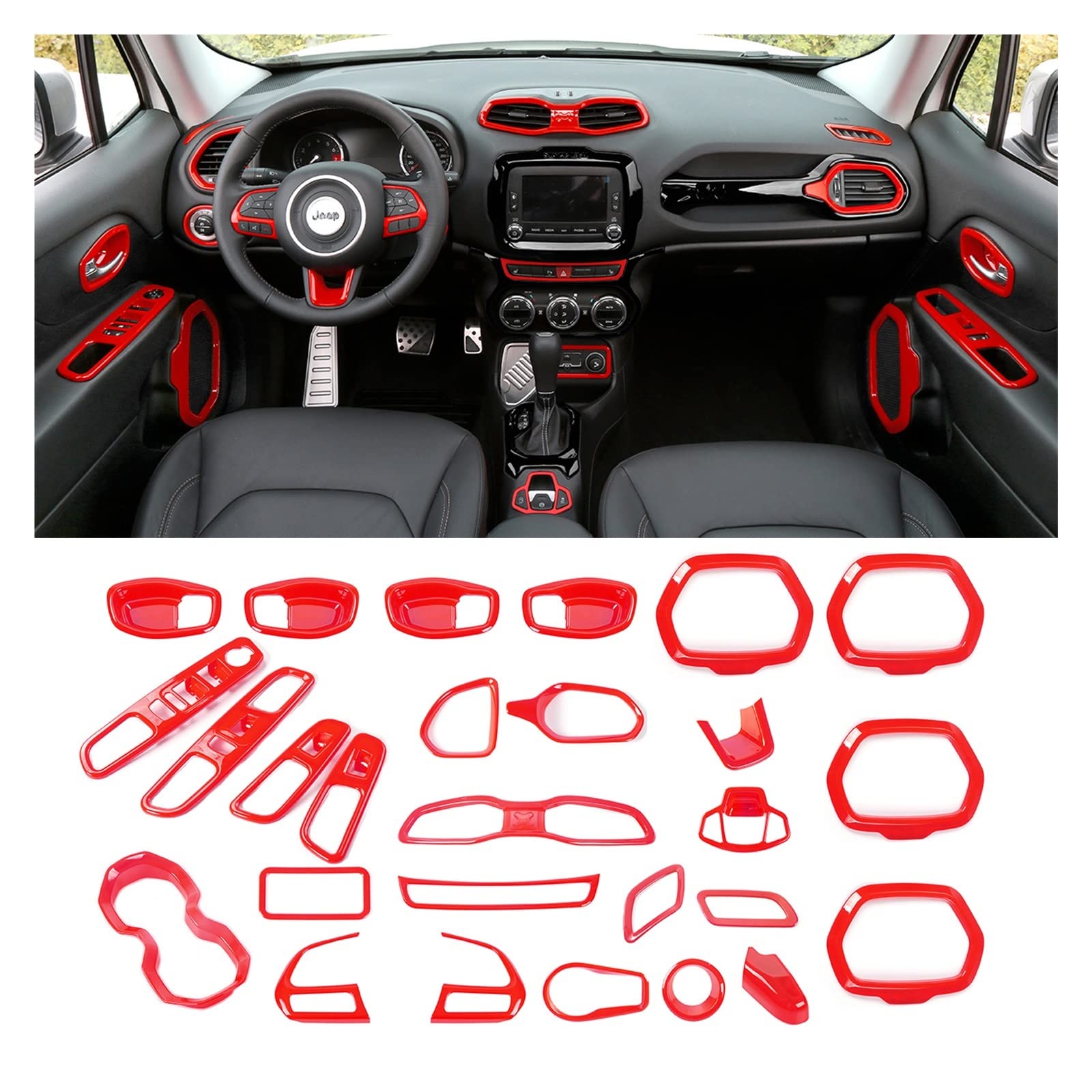 Faro A LED Rotondo Fari per Jeep per Renegade 2016 2017 2018 2019 2020 2021 Auto Fari A LED DRL