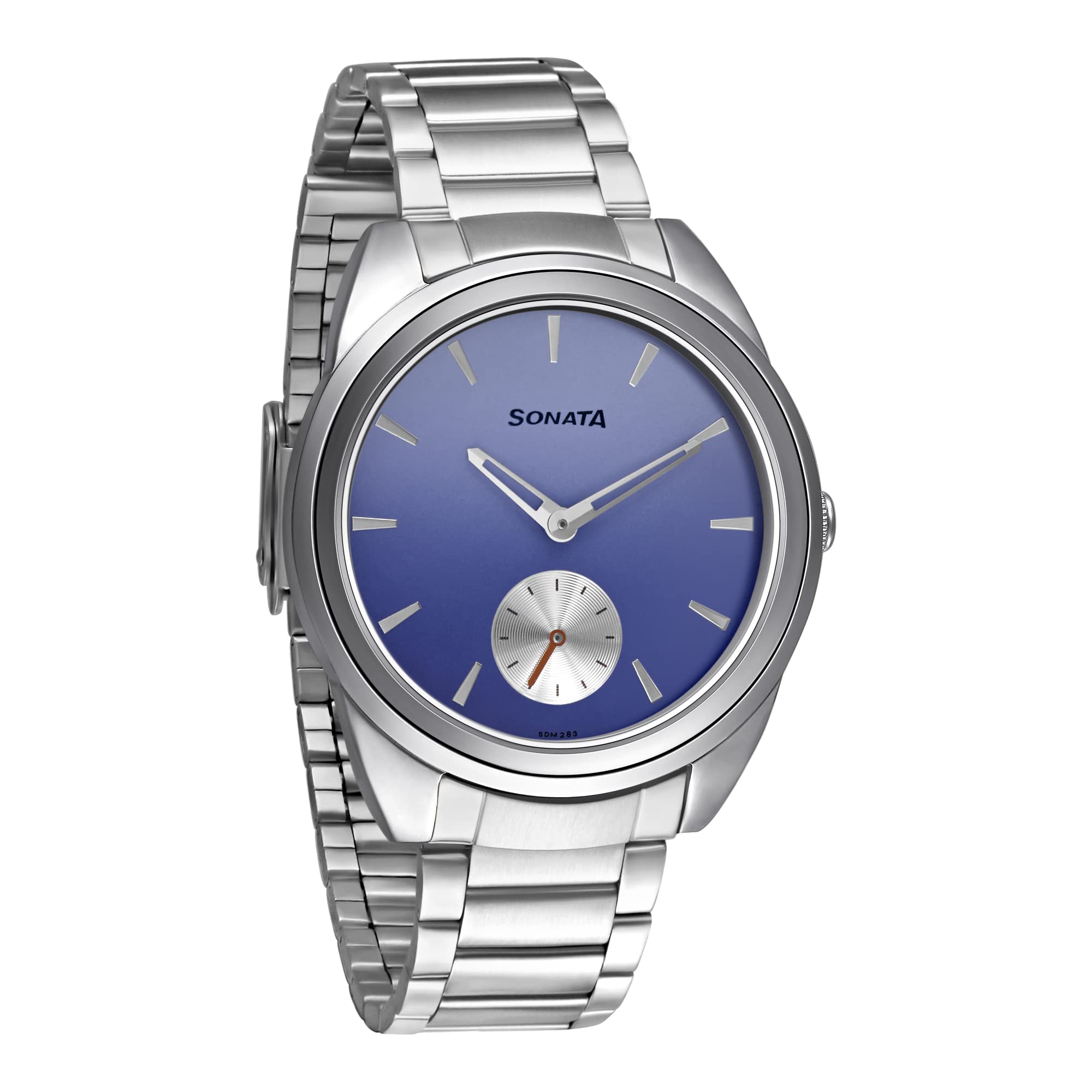 Sonata Women of Steel Blue Dial Metal Strap Watch for Women-8182SM02 (B09YS35JWZ) Amazon Price History, Amazon Price Tracker