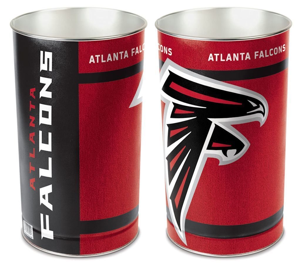 Poubelle Atlanta Falcons WinCraft 15 pour éliminer le désordre dans votre bureau