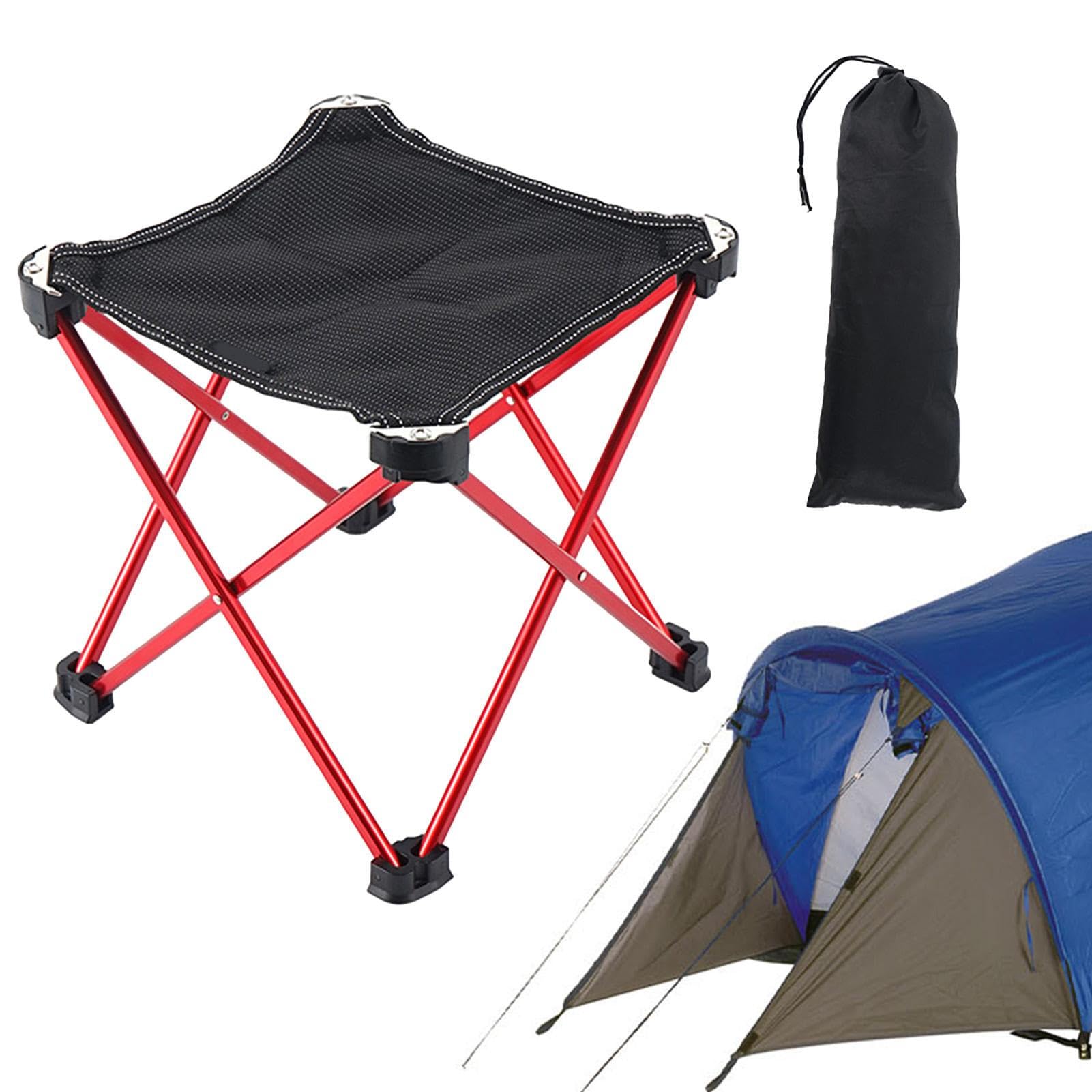 ZORQ Camping Stools | Outdoor Foot Stool | Portable and Collapsible Travel Folding Camping Chair for Outdoor Travel, Fishing