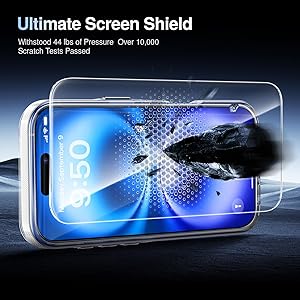 SMARTDEVIL Magnetic MagSafe Case for iPhone 16 Plus, Strong Magnetic Clear Shockproof Cover with 2 Screen Protectors, Ultra-Slim Anti-Yellowing Phone Case