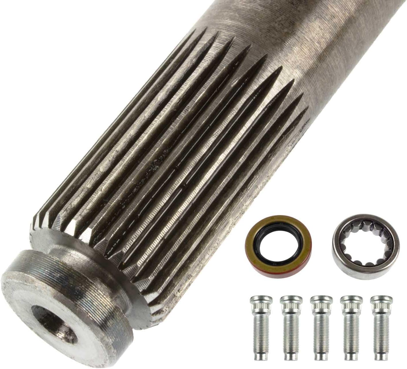 TEN Factory MG31136 Bolt Pattern Spline Drive Axle Shaft Assembly for Dana 35 Right Side 29.04" Length 27 Spline 5x4.5 Bolt Pattern Fits Jeep Wrangler/Cherokee/Grand Cherokee Replace 73624-1X 92-31286