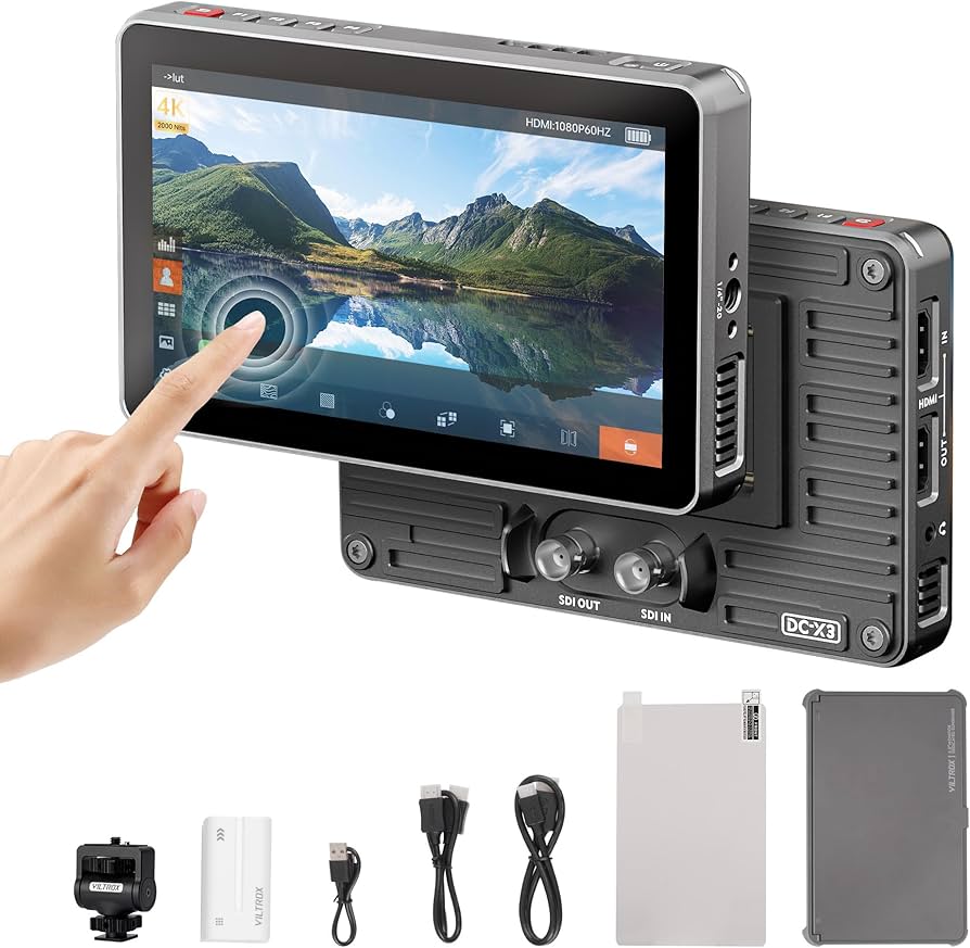 Amazon.com: VILTROX DC-X3 Touchscreen FHD IPS Camera Monitor, 2000