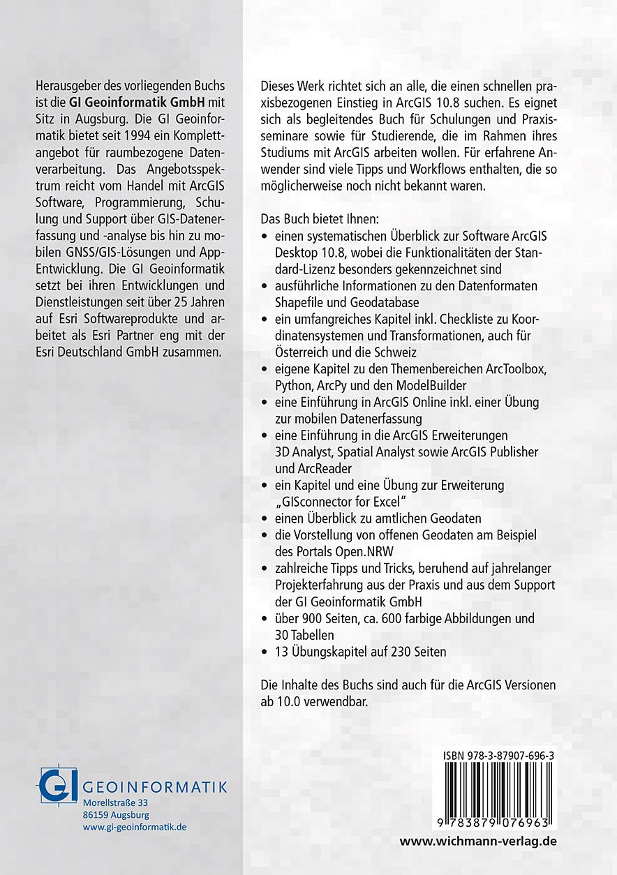ArcGIS 10.8: Das deutschsprachige Handbuch für ArcGIS Desktop Basic und Standard inklusive Einstieg in ArcGIS Online