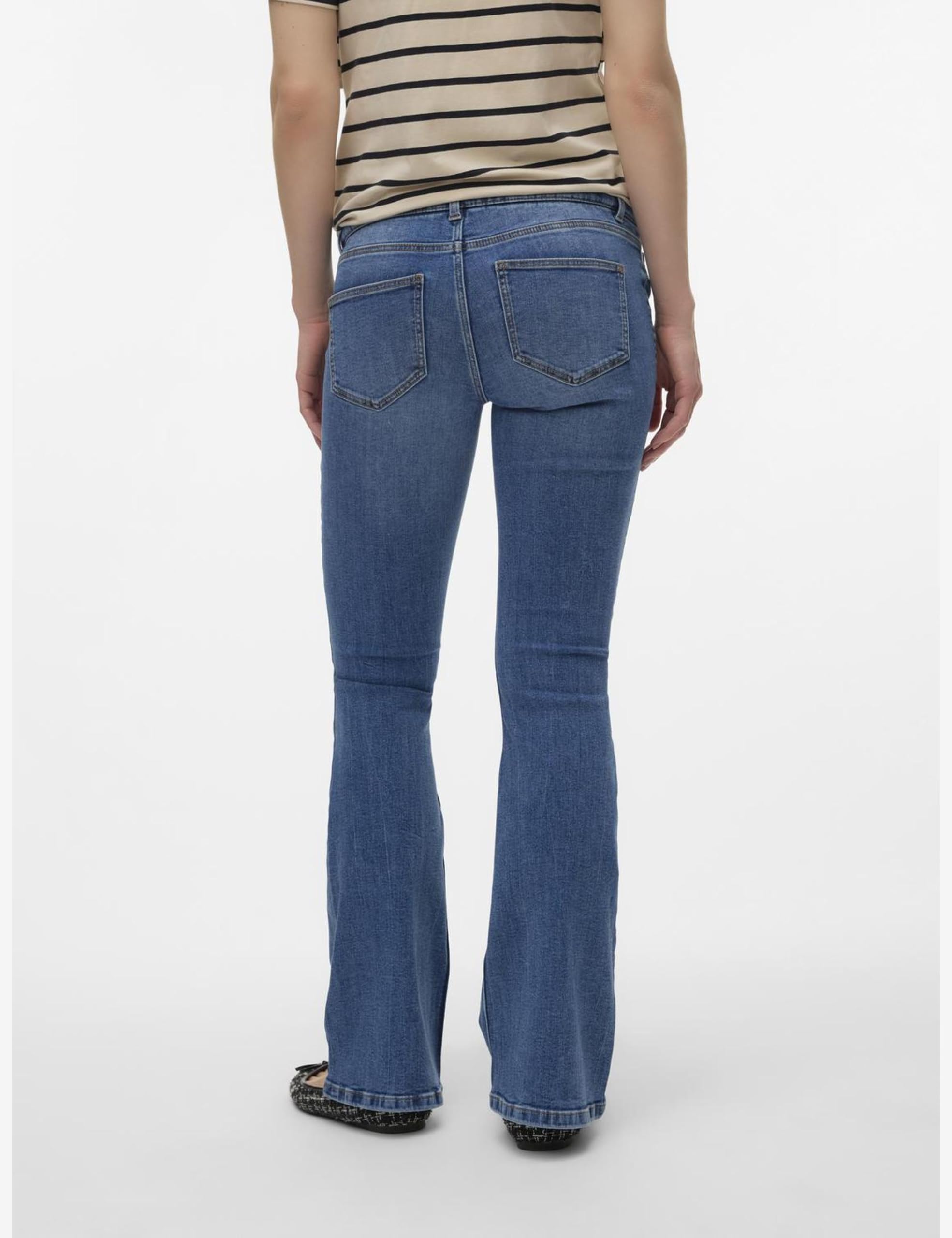 Damen Vmmsigi Flared Denim Jeans Vi3208 Noos