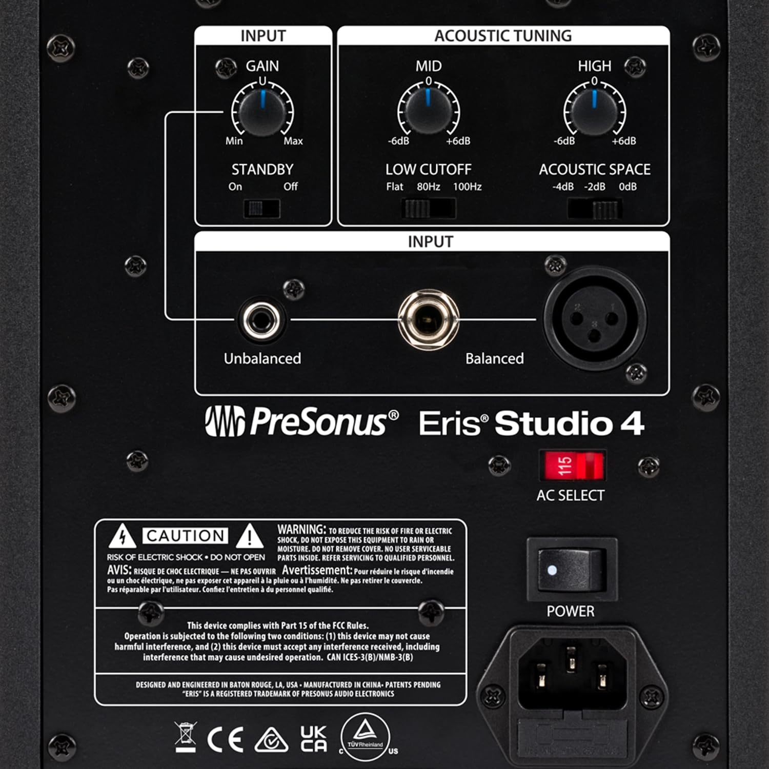 PreSonus Eris Studio 5 Aktive Monitor-Box Lautsprecher 1 Paar + keepdrum Boxenständer