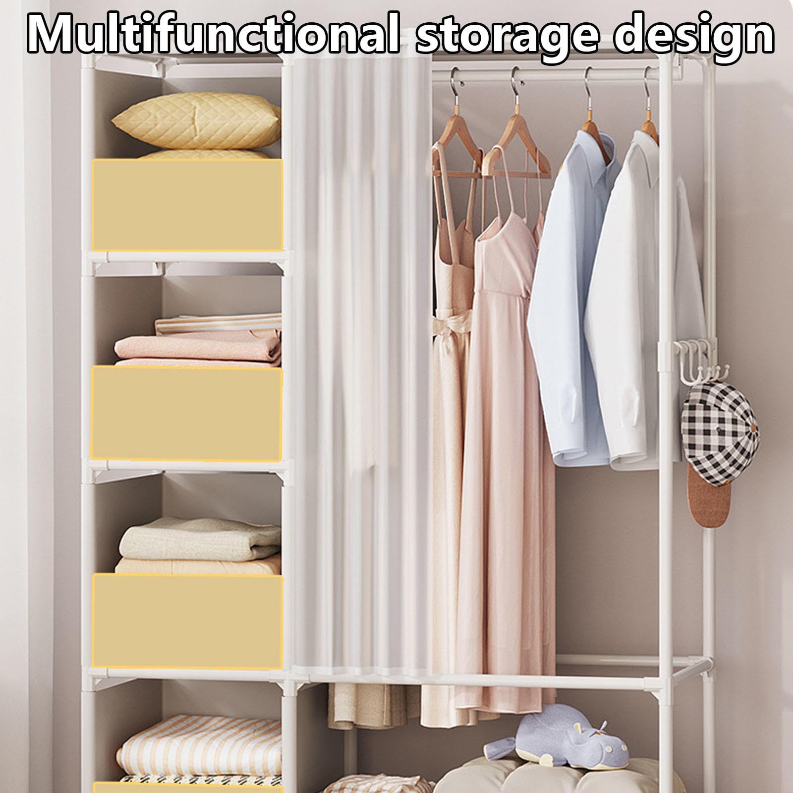Kledingkast Easy Storage Sdk Wit hoogwaardig meubelplaat kopen? | Goossens