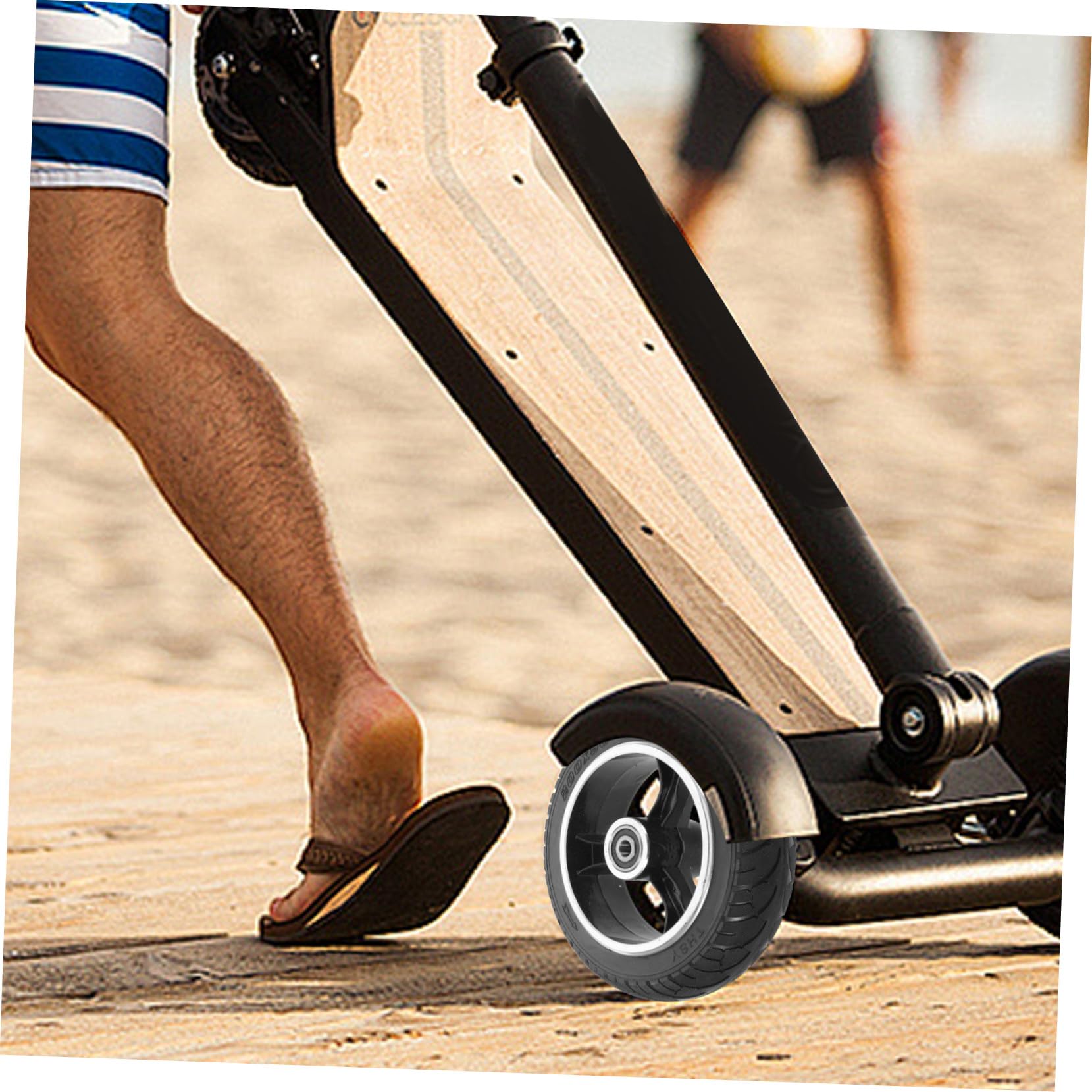 Pneus De Trottinette Électrique Anti- Pneus Pleins pour Skateboard Électrique