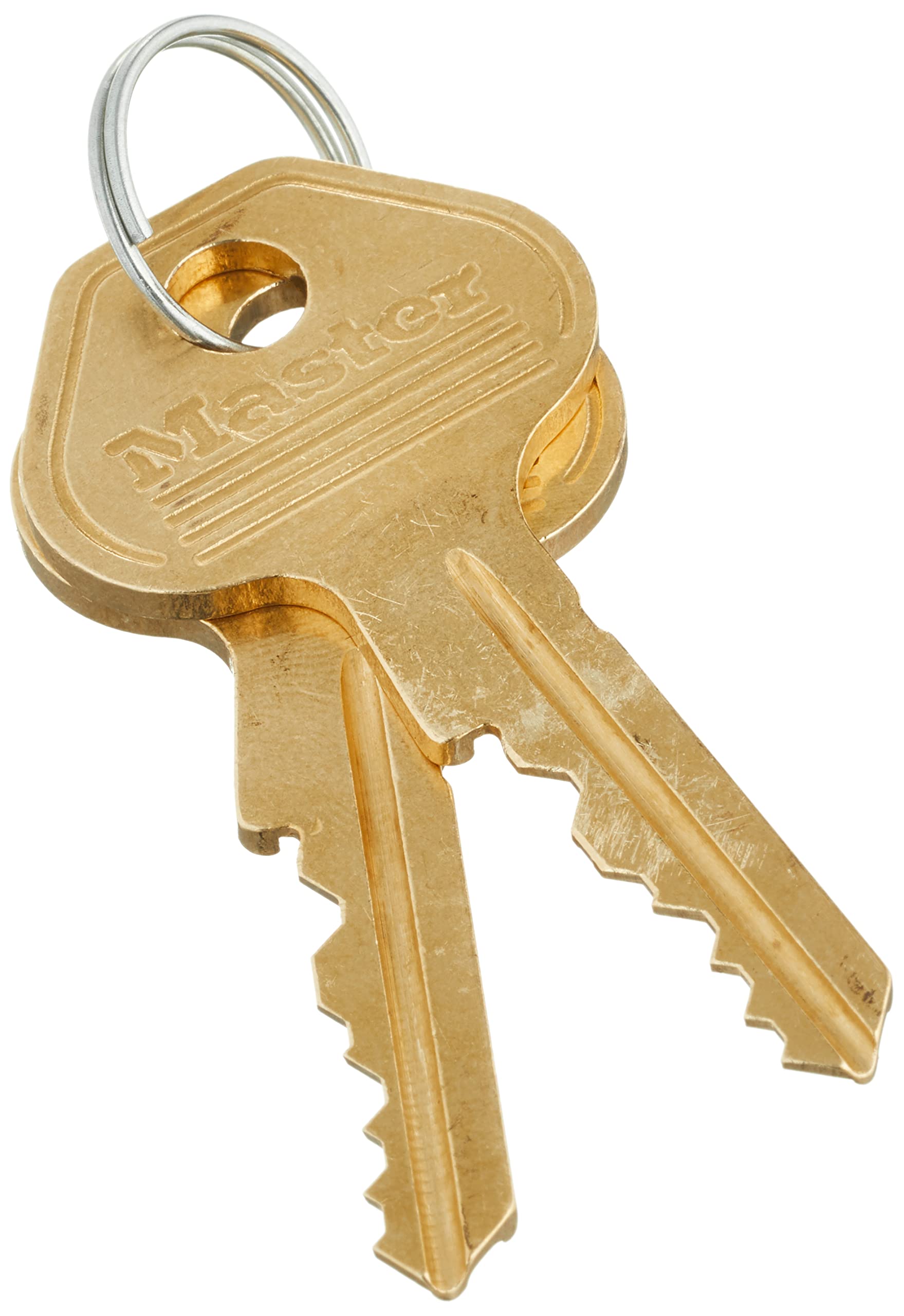 MASTER LOCK Lucchetto con chiave, 23/32", rotondo, argento