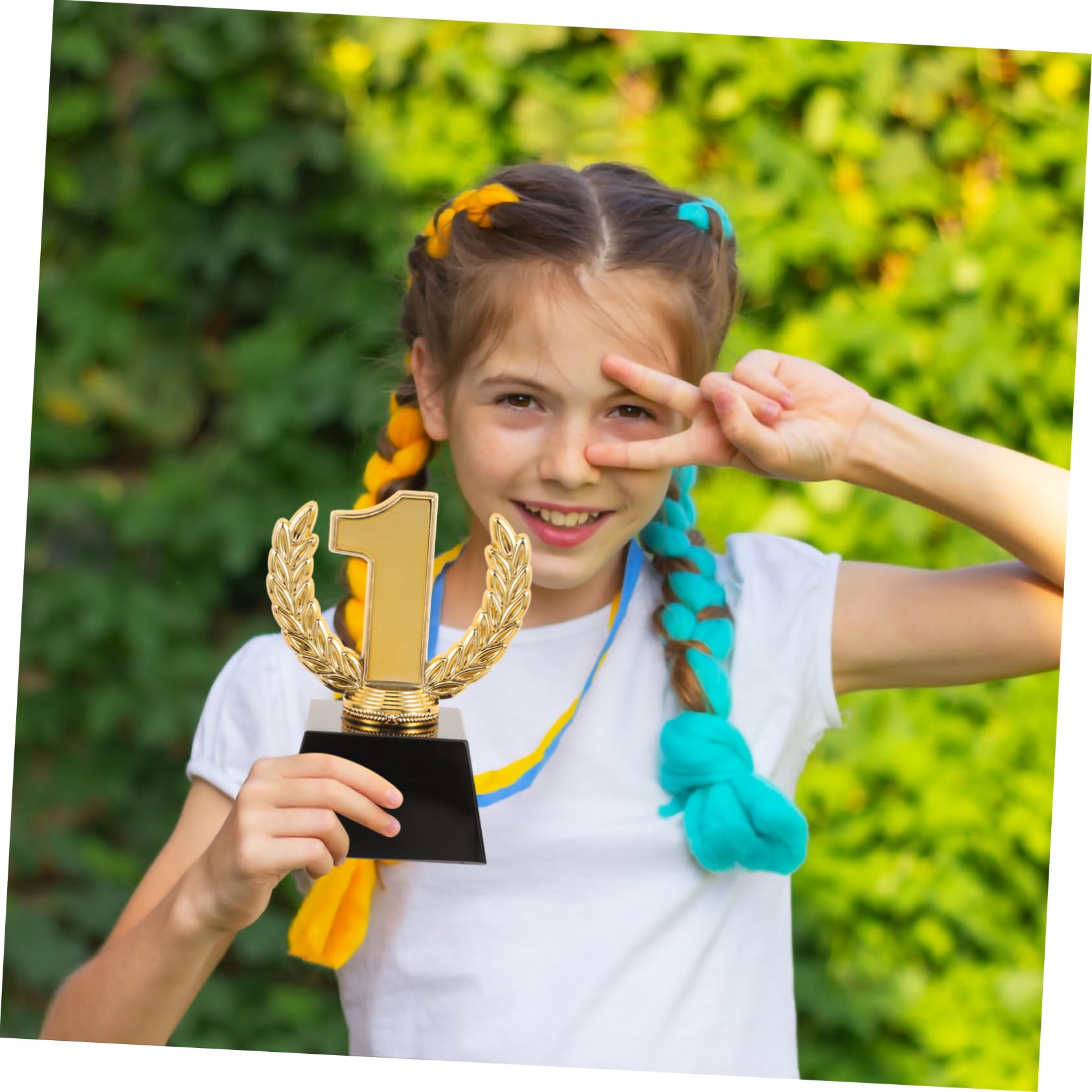 Yardwe Preistrophäe Mini-silberpokal Mit Trophäe Pinata Pint Anzeige Große Trophäe Kleine Trophäe Trophäen Trophäe Sprengen Neuheit Trophäe Aufblasbare Trophäe Plastik