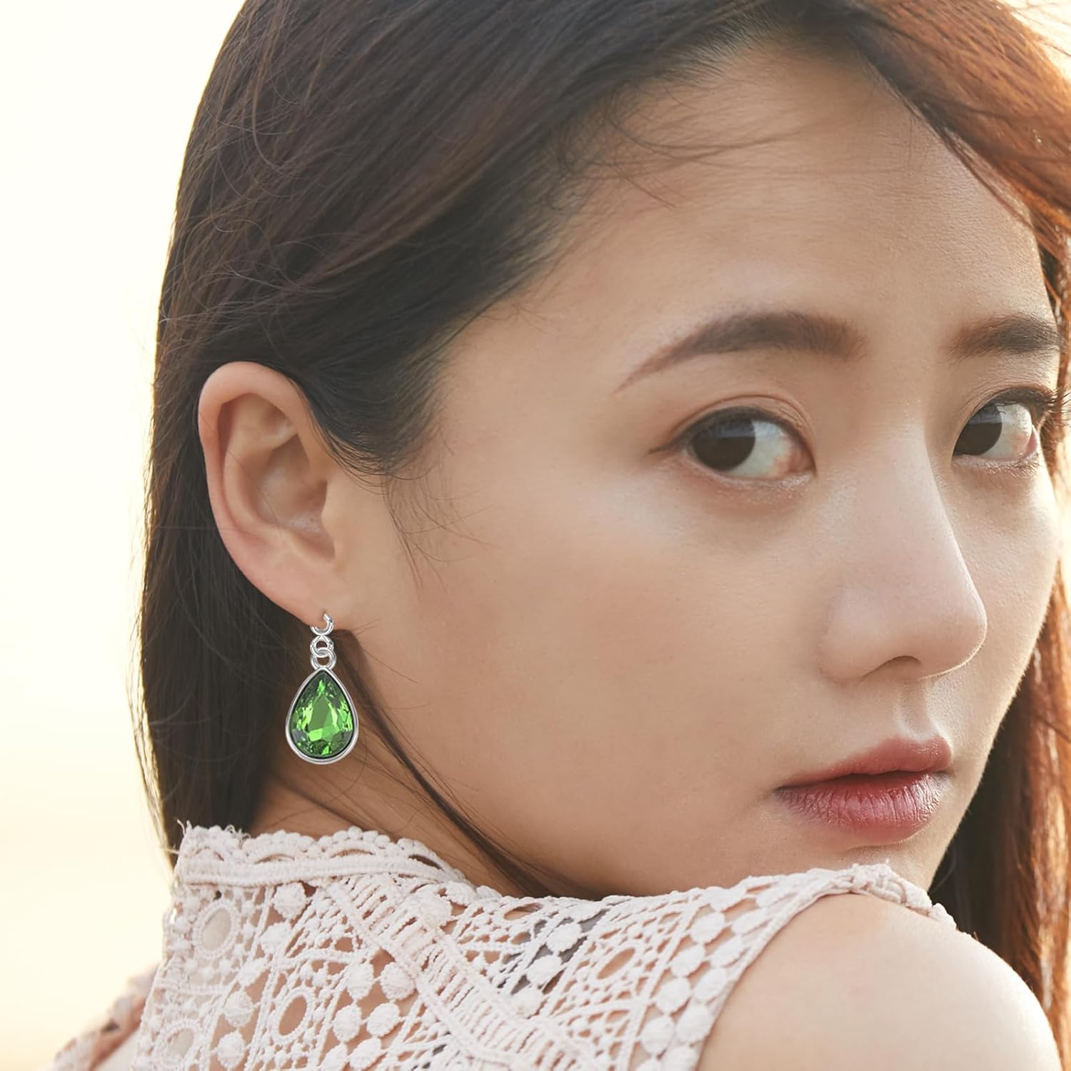 MECCANIXITY 20PCS 12x20mm Alloy Glass Crystal Teardrop Charm Jewelry Making Charm for Necklaces, Bracelets, Earrings - Image 6